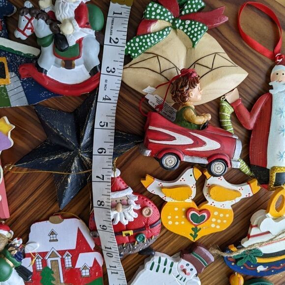 Vintage Christmas ornaments lot of 14 - Picture 4 of 6